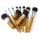 11Pcs Professional Makeup Brush Cosmetic Brushes Tools Kit Foundation Set  A