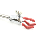 Chemistry Lab Single Adjustment Three Prong Extend Flask Clip Clamp for Stand  Z