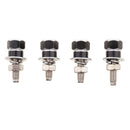 4pcs Car Auto Hex License Plate Frame Holder Screw Bolts Nuts
