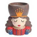 2pcs Creative Walnut Fairy Flowerpot Succulent Containers Desktop Decoration