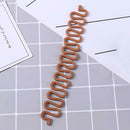 Plastic Hair Braiding Tool Hair Twist Braider Magic DIY Accessories (Brown)