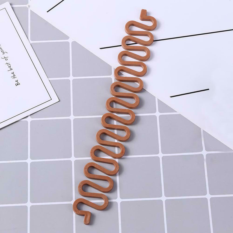 Plastic Hair Braiding Tool Hair Twist Braider Magic DIY Accessories (Brown)