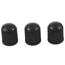 Lot 150 Pieces Automotive tire valve cap Durable Valve Caps Black Plastic P O3M6