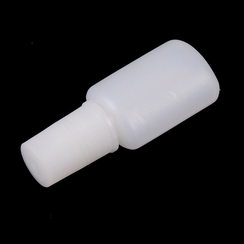 10Ml white plastic gel refillable bottle with brush nail polish oil bottle In TO