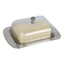 Stainless Steel Butter Dish Food Serving Tray Hotel Buffet Fruits Storage A