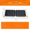 Dc5 Mono Solar Panels Battery Charger Trickle For Phone Car Boat Rv,7W