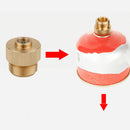 Gas Tank Adapter Portable Camping Stove Furnace Connector Useful Hiking Outdoor