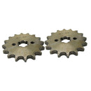 2x 16T Teeth 17mm 428 Chain Front Sprocket Cog  Quad