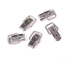 5Pcs J107 Hardware Cabinet Boxes Spring Loaded Latch Catch Toggle Steel Hasp OH