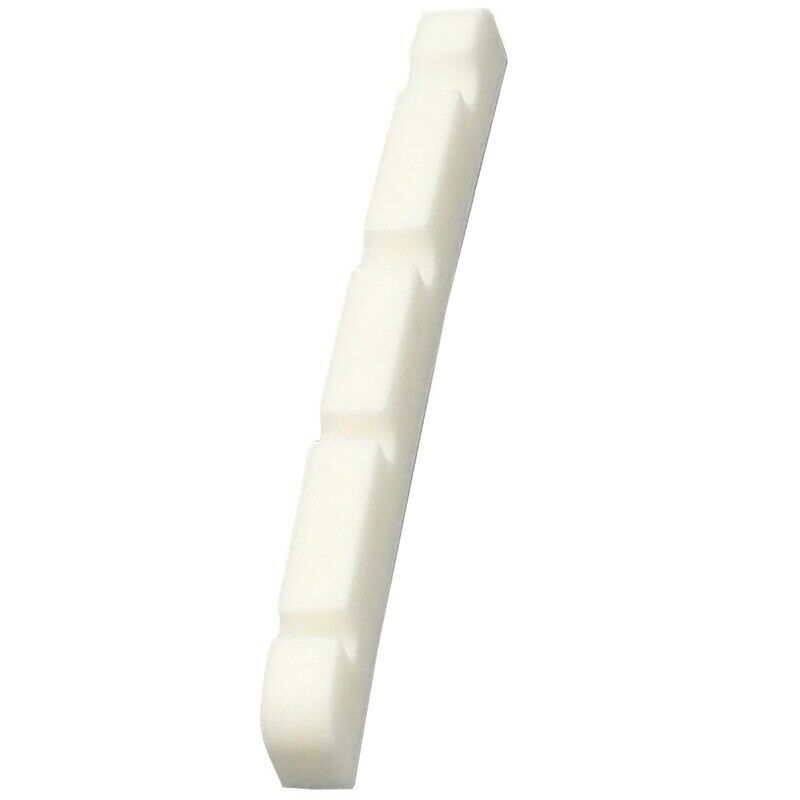Slotted Curved Bone Bass Nut for 4 Strings Fender PB Precision Jazz Bass, 4 Z4E3