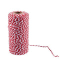 100m/roll 1.5-2mm Cotton Twine Stripe Line for Wedding Party Favour Gift Cr K8L5