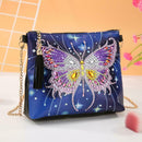 DIY Butterfly Special Shaped Diamond Painting Leather Chain Messenger Bags