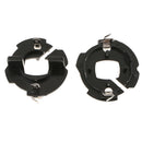 Pair H7 LED Bulb Headlight Holder Adaptor Conversion Kit For VW Golf MK5