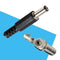 10Pcs 55 x 21mm Male Solder DC Barrel Tip Plug Jack ConnectorsA Straight F9 L4Q1