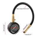 No-Leak Car Motorcycle Truck Tire Pressure Gauge Deflator Bleeder Valve Tool