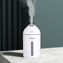 320ml Mini Air Humidifier Light USB Diffuser Car Air Purifier (White) A