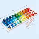 Wooden Shape Sorter Stacker Montessori Wooden Stacking & Sorting Game Toys