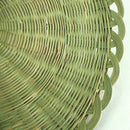 Handmade Bamboo Braided Candy Dish Vegetable Bamboo Green Drain Basket Brea