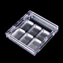 Empty 6Square Grid Eyeshadow Lipstick   Box Case Cosmetic Packing+PaletteLJ
