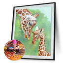 5D DIY Full Round Drill Diamond Painting Giraffe Animal Cross Stitch (1008)
