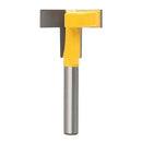1X(1/4 Inch Shank T-Slot Router Bit T-Track Slotting Milling Cutter