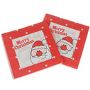 20pcs/Set Santa Claus Printing Napkins Christmas Napkins Party decor FT