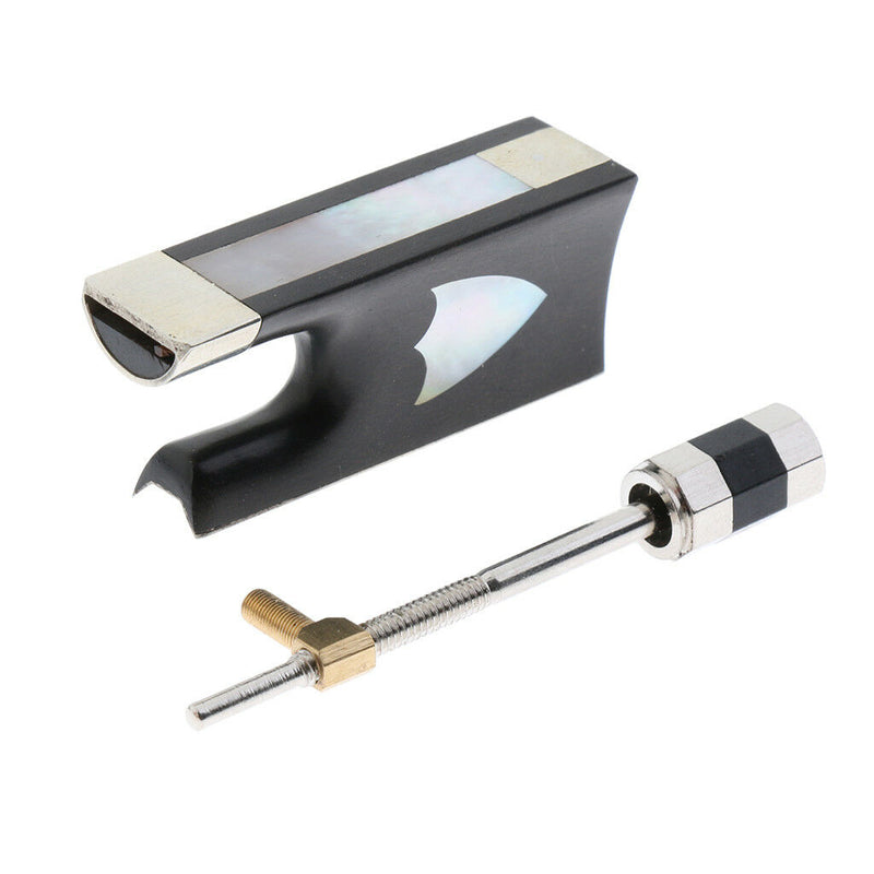 Violin Bow Ebony Frog with Screw for Violinist Musical Gift