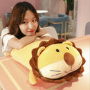 Stuffed Animal Plush Toys Throw Pillow Plush Lion Cushion for Sofa Bed S