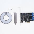 4 Ports USB 3.0 Super Fast 5Gbps PCI Express (PCIe) Expansion Card, for Windows