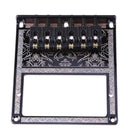 Black Square 6-String Electric Guitar Bridge Guitar Parts Accessories