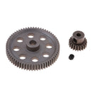 Metal Reduction Gear 64T + Motor Pinion 21T for HSP RC 94111 Upgrade Parts
