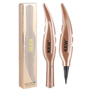 Black Liquid Eyeliner Pen Fast-dry Cosmetics Feather Shape Eye Liner Waterpr ly