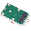 Mini xI-E 2 Lane M.2 NGFF 30mm 42mm SSD To 52pin mSATA Adapter Card Bj