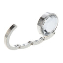 Portable Foldable Folding Crystal Alloy Purse Handbag Hook Hanger Bag Holde