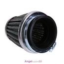 48mm 2 Layer Steel Net Filter Gauze Motorcycle Clamp-on Air Filter Cleaner