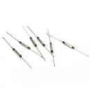 10pcs/lot Reed Switch 2.5X14mm magnetic switch GLASS Green 3 pin Reed Switch LJ