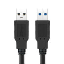 Super Speed USB to USB Cable Type A Male to Male Extension Cable for Hard Disk