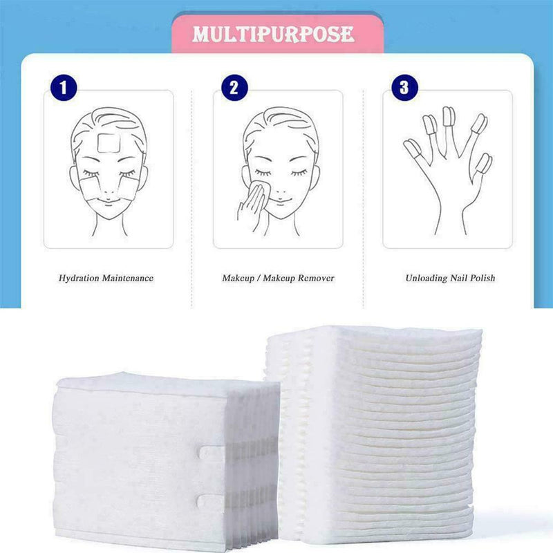 Skin-friendly cotton pad Double-sided blanking 222pcs NEW S1O5