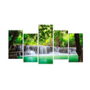 5pcs Art Paintings Canvas Print Wall Unframed Pictures Waterfall 20*40/55cm