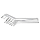 Six Tooth Stainless Food Tong Buffet Kitchen Pasta Spaghetti Clip Clamp New