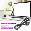 6ft 3-Prong Mains AC Power Cord Cable UK Plug 10A 110-220V for Laptop Adapter