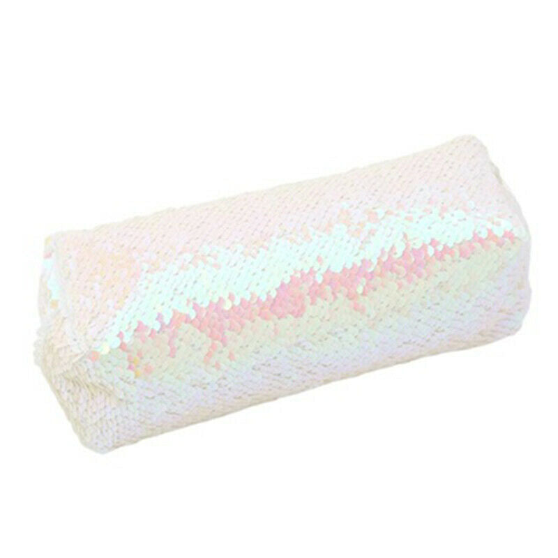 DIY Double Color Sequins Glitter Handbag Pencil Case Cosmetic Bag Makeup Po A6J8