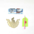 3pcs Key Chains Peacock Keyring Purse Bag Crystal Charm Pendant Necklac SKF