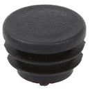 Chair Table Legs 25mm Diameter Plastic Cap Round Ribbed Tube Insert 10 Pcs D7R5
