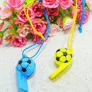 2X Colourful football Whistles / Classic Pea Whistle - Referee / MO