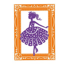 2pcs Metal Cutting Dies Dressing Girl DIY Scrapbook Embossing Stencil Craft