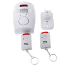 Wireless Pir Motion Sensor Alarm + 2 Remote Controls Shed Home Garage Caravan  Z