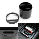 2x  Car Water Cup Slot Organizer Coin Card Storage Box ABS Multi-functional Auto