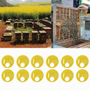 12pcs New Yellow Beekeepers Bee Hive Nuc box Entrance Gates Beekeeping Equi H6V8
