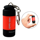 Portable Handheld Mini LED Flashlight Keychain for Hiking Night Party Red